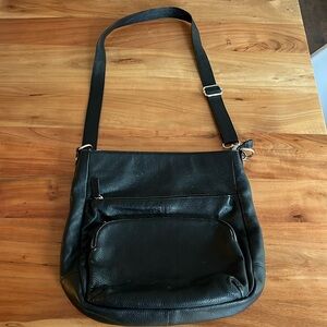 Danier Leather large cross body bag with adjustable strap
